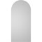 Ekena Millwork Round Top Surface Mount PVC Gable Vent: Non-Functional, w/ 3-1/2"W x 1"P Standard Frame, 16"W x 34"H GVPRT16X3401SN - alternate 5